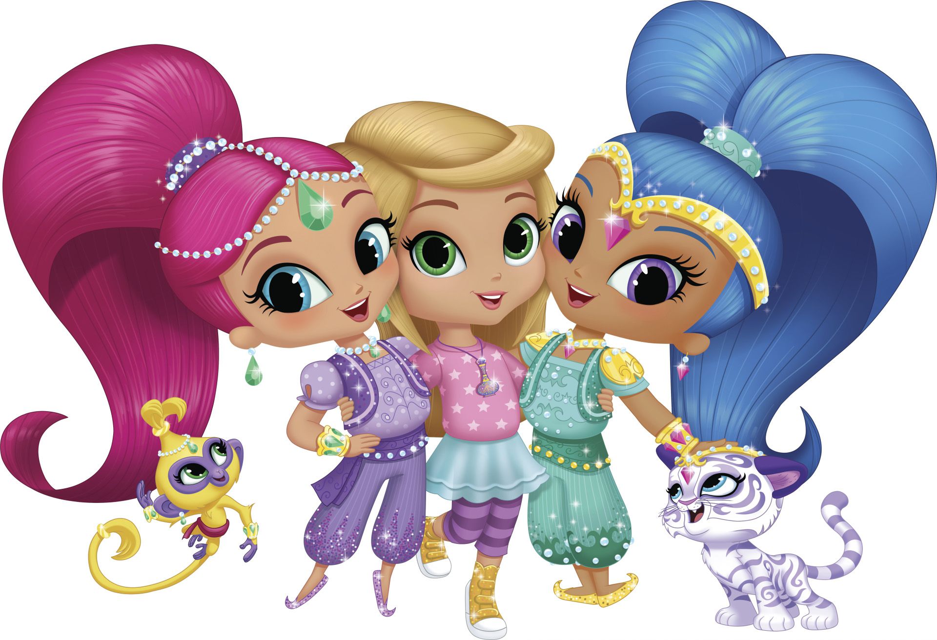 Shimmer And Shine Bounce N Slide - Easy Bouncy Castles